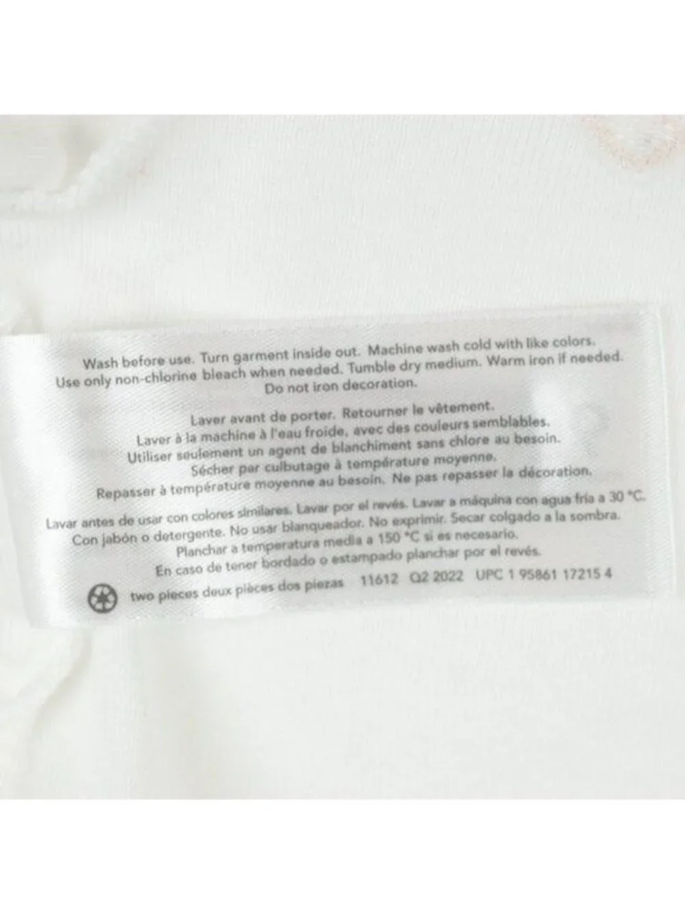 Carter's Infant Size 9 Months White Embroidered Button Up Knit Jersey Cardigan